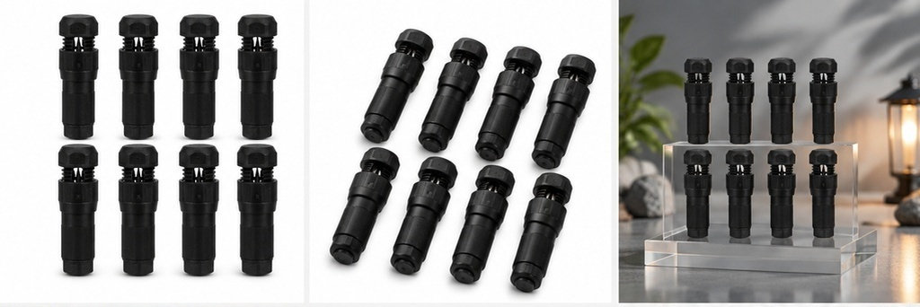 Outdoor Lighting And Landscape - 8 ชิ้น ขั้วต่อสายไฟแบบเจาะ แรงดันต่ำ กันน้ำ สำหรับไฟส่องสว่างภายนอกอาคาร