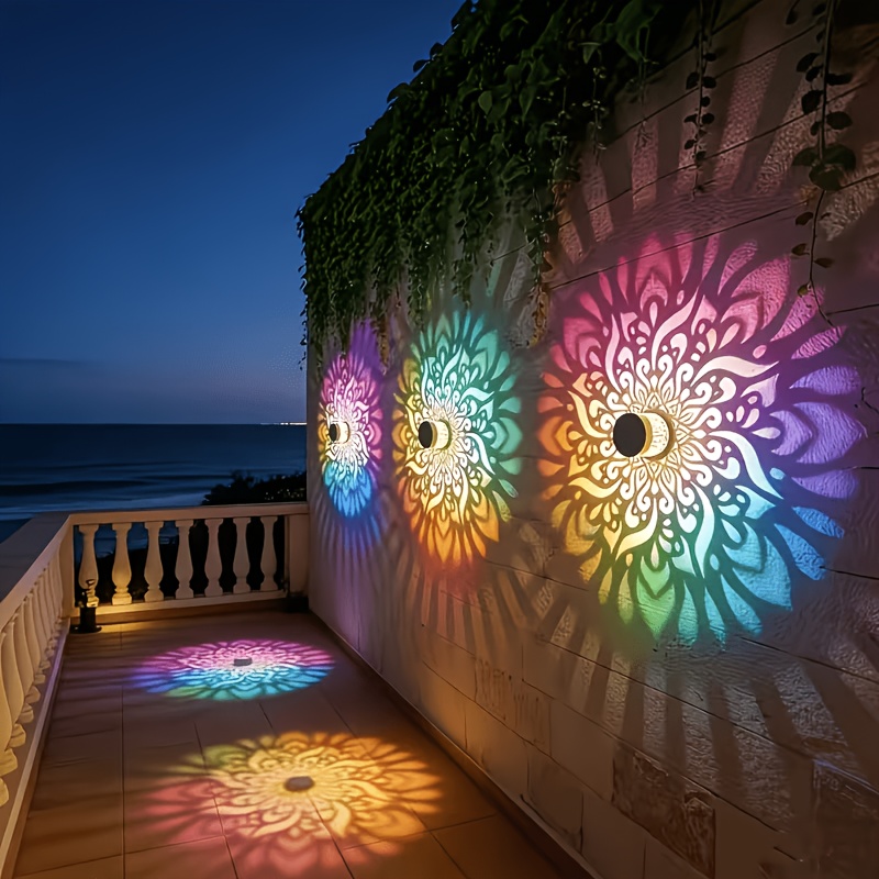 ไฟรั้วพลังงานแสงอาทิตย์ 1/2/4  - Outdoor Lighting Waterproof บทวิจารณ์และราคา