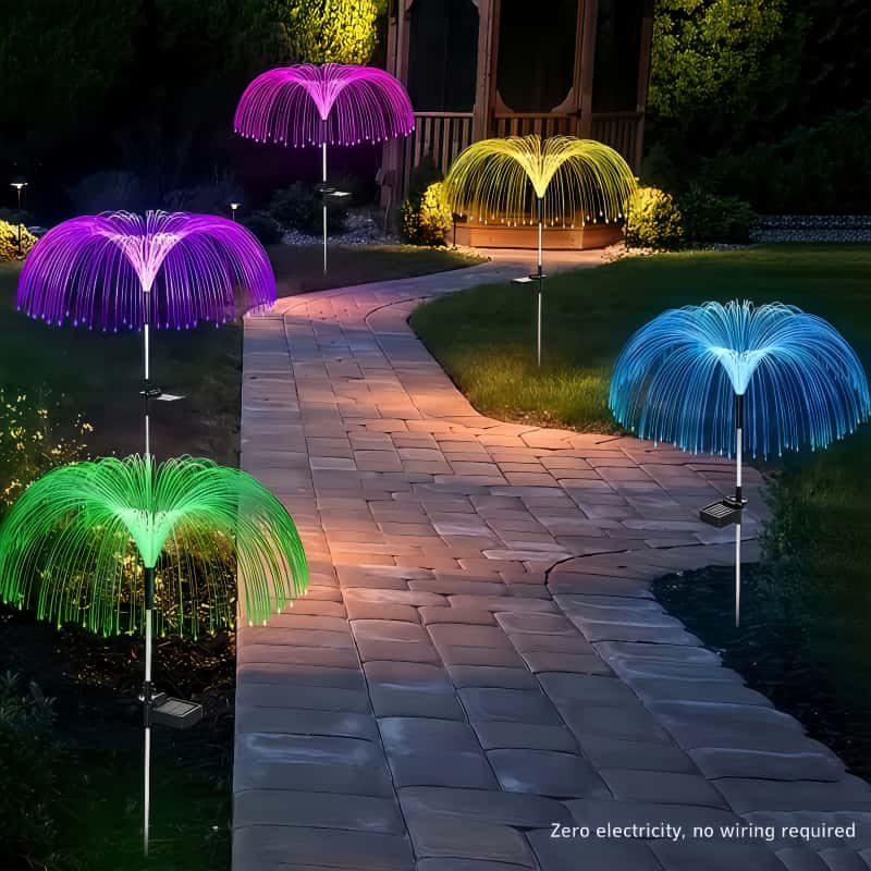 ไฟ LED รูปแมงกะพรุนพลังงานแสงอ - Outdoor Lighting Pathway บทวิจารณ์และราคา