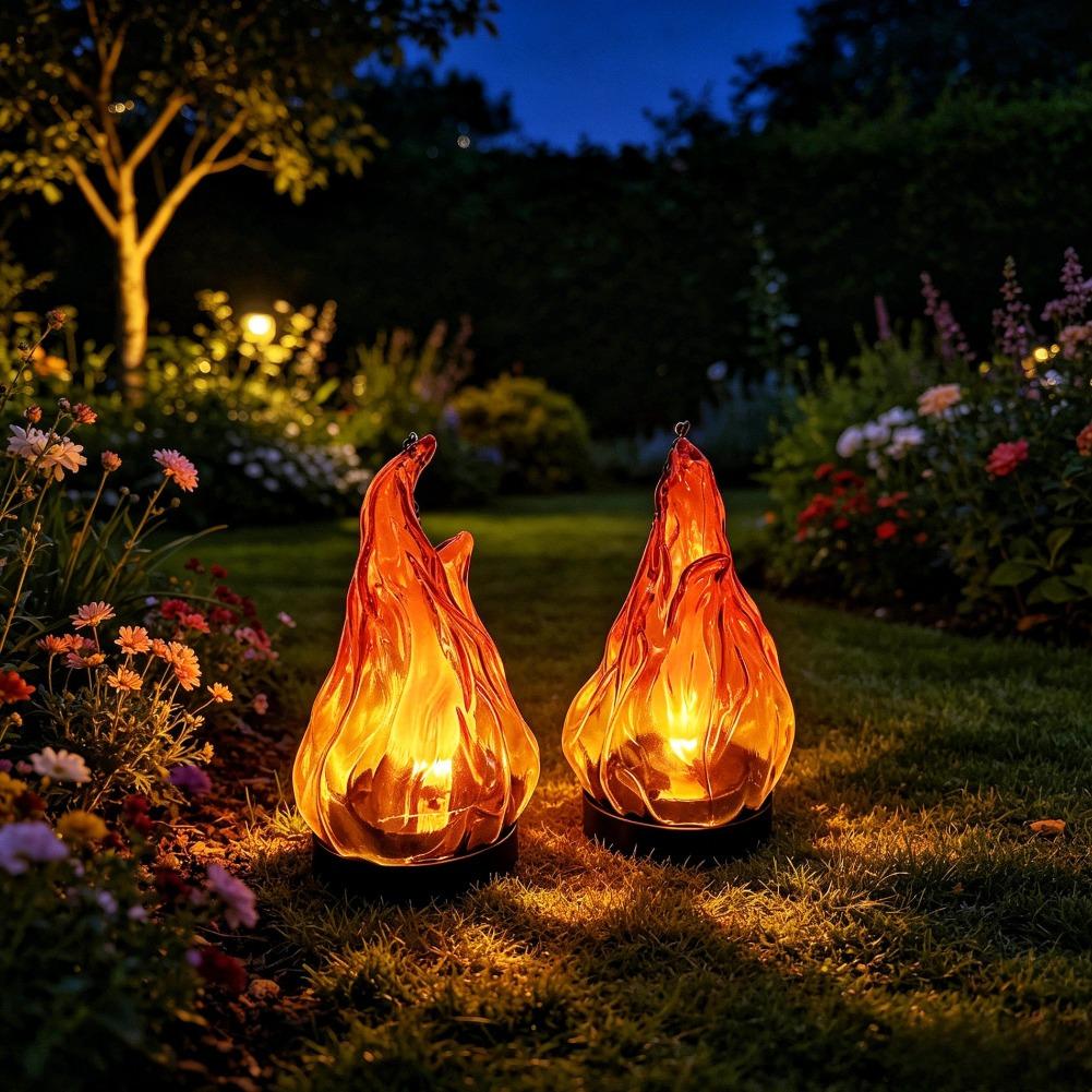 โคมไฟ LED ลายเปลวไฟกระพริบ กัน - Outdoor Lighting Effects บทวิจารณ์และราคา