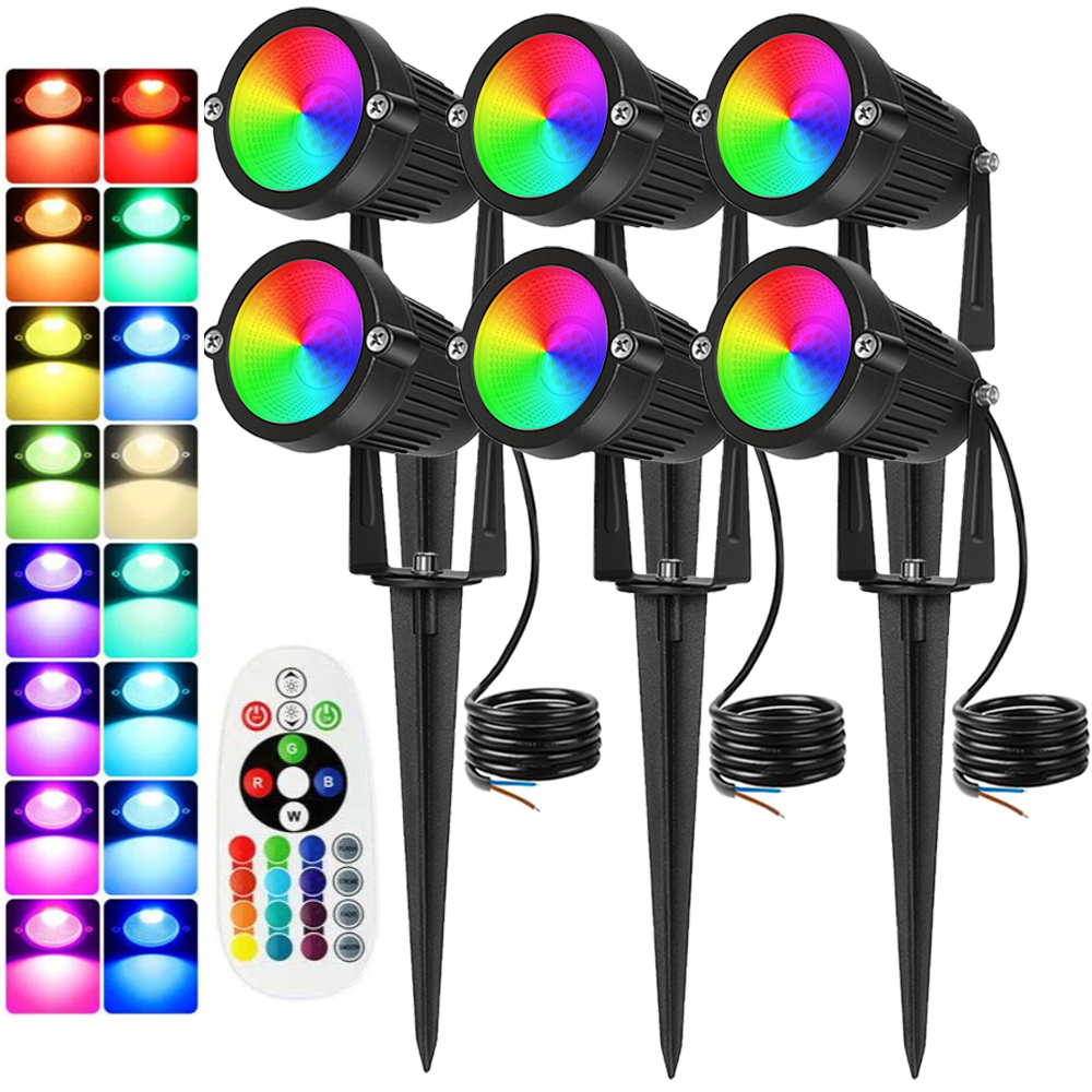 ไฟส่องสว่างภูมิทัศน์ RGBW 10W  - Outdoor Lighting Waterproof บทวิจารณ์และราคา