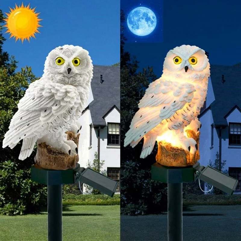 ไฟสวนรูปนกฮูกพลังงานแสงอาทิตย์ - Outdoor Lighting Effects บทวิจารณ์และราคา