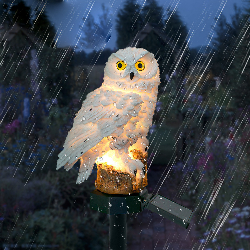 ไฟสวนรูปนกฮูกพลังงานแสงอาทิตย์ - Outdoor Lighting Effects บทวิจารณ์และราคา