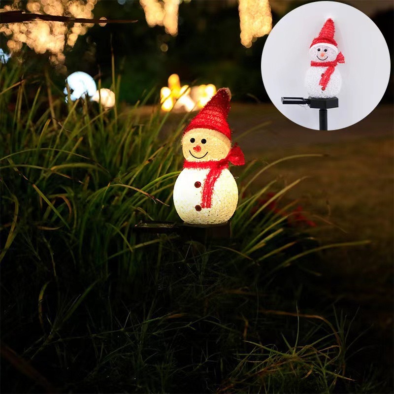 ไฟสวนโซลาร์เซลล์รูปสโนว์แมน ไฟ - Outdoor Lighting Pathway บทวิจารณ์และราคา
